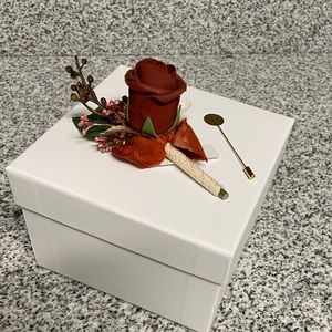💛Ling's Moment Wedding One Lapel Boutonniere for A Wedding or special occasion